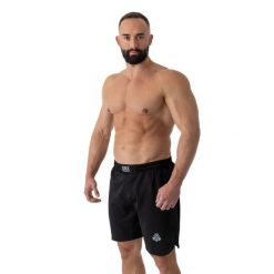 Spodenki treningowe do MMA DBX Bushido męskie. Czarne szorty sportowe męskie DBX BUSHIDO, bez wzorów, sportowe. Za 132.99 zł.