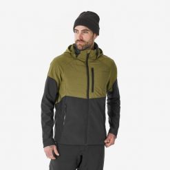 Bluza narciarska męska Wedze 900 softshell. Kurtki softshell męskie WED'ZE, na zimę, m, bez wzorów, ze skóry, bez kaptura, narciarskie. Za 259.99 zł.