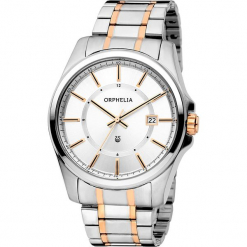 Zegarek kwarcowy w kolorze srebrno-biało-różowozłotym. Szare, analogowe zegarki męskie Esprit Watches. W wyprzedaży za 272.95 zł.