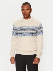 Brave Soul Sweter MK-517ERICKSON Écru Regular Fit. Kardigany męskie Brave Soul, l, bez wzorów, z syntetyku, bez ramiączek. Za 129.99 zł.