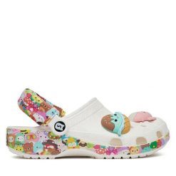 Klapki Crocs. Białe klapki i japonki męskie Crocs, bez wzorów. Za 239.99 zł.