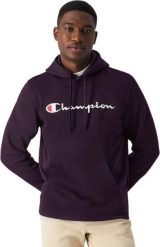 Bluza męska Champion Hooded fioletowa 220253 VS025 S. Fioletowe bluzy nierozpinane męskie CHAMPION, m, bez wzorów, bez ramiączek, bez kaptura. Za 223.98 zł.