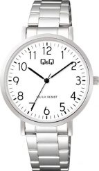 Zegarek QQ Zegarek męski QQ C34A-001P srebrny. Szare zegarki męskie Q&Q, srebrne. Za 159.00 zł.