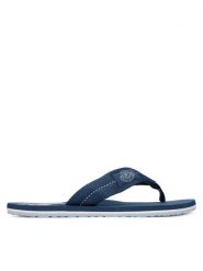 Tommy Hilfiger Japonki Patch Hilfiger Beach Sandal FM0FM05804 Niebieski. Niebieskie klapki i japonki męskie Tommy Hilfiger, bez wzorów, z materiału. Za 169.99 zł.