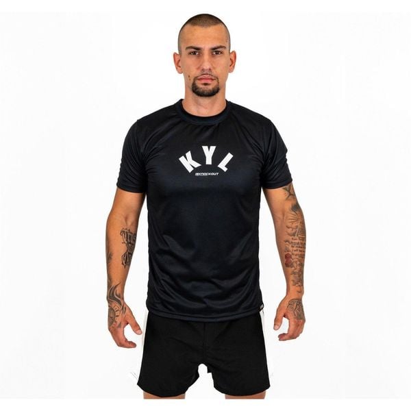 Knockout kyl Koszulka. Czarne bielizna termoaktywna męska KNOCKOUT, m, bez wzorów, bez ramiączek. Za 119.03 zł.