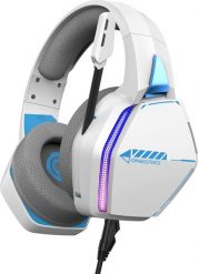 Oniverse Nebula Zestaw słuchawkowy Przewodowa Opaska na głowę Gaming USB Typu-A Biały. Białe zestawy słuchawkowe Oniverse. Za 150.99 zł.