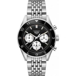 ZEGAREK TAG HEUER AUTAVIA CBE2110.BA0687. Czarne zegarki męskie TAG HEUER, srebrne. Za 21,490.00 zł.