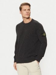 Stone Island Sweter 8115545B4 Szary Regular Fit. Szare kardigany męskie Stone Island, m, bez wzorów, z wełny, bez ramiączek. Za 1,299.00 zł.