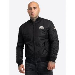 Kurtka puchowa Lonsdale Tern Hill. Czarne kurtki męskie Lonsdale, m, bez wzorów, z puchu, sportowe, bez ramiączek, bez kaptura. W wyprzedaży za 439.05 zł.