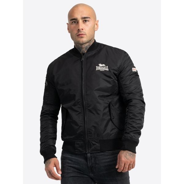 Kurtka puchowa Lonsdale Tern Hill. Czarne kurtki męskie Lonsdale, m, bez wzorów, z puchu, sportowe, bez ramiączek, bez kaptura. Za 450.20 zł.