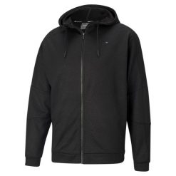 Bluza dresowa męska Puma TRAIN ACTIVATE. Czarne bluzy nierozpinane męskie Puma, m, bez wzorów, z dresówki, sportowe, bez ramiączek, bez kaptura. Za 195.99 zł.