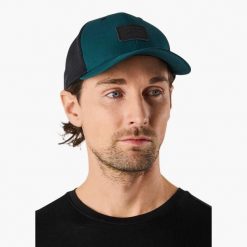 Czapka z daszkiem Unisex Swedemount Nordkap Trucker Cap II. Zielone czapki męskie SWEDEMOUNT, bez wzorów, sportowe. Za 79.99 zł.
