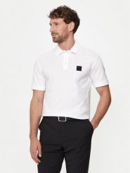 Boss Polo Parlay 143 50515596 Biały Regular Fit. Białe koszulki polo męskie Boss, m, bez wzorów, z bawełny, bez kołnierzyka, bez ramiączek. Za 999.99 zł.