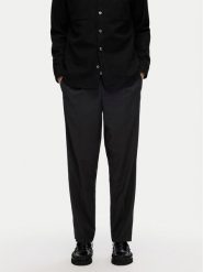 Selected Homme Spodnie materiałowe 16094358 Czarny Tapered Fit. Czarne spodnie na co dzień męskie Selected Homme, bez wzorów, z materiału. Za 269.99 zł.