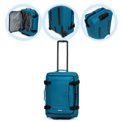 Walizka podróżna KADVA Lazio. Niebieskie walizki męskie KADVA, bez wzorów. Za 249.99 zł.