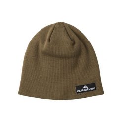 Czapka zimowa dla Mężczyzn CUSHY Brązowy. Zielone czapki męskie Quiksilver, na zimę, bez wzorów, z dzianiny, sportowe. Za 119.00 zł.