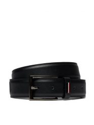 Tommy Hilfiger Pasek Męski Business 3.5 AM0AM12062 Czarny. Czarne paski męskie Tommy Hilfiger, bez wzorów, ze skóry. Za 149.99 zł.