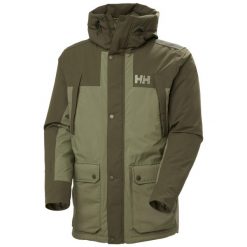 Kurtka puchowa Helly Hansen Escape. Zielone kurtki męskie Helly Hansen, m, bez wzorów, z puchu, casualowe, bez ramiączek, bez kaptura. W wyprzedaży za 1,179.00 zł.