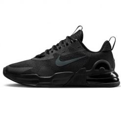 Buty treningowe męskie Nike Air Max Alpha Trainer 5. Czarne buty treningowe męskie Nike, bez wzorów, z gumy, bez zapięcia, do biegania, nike air max. Za 403.90 zł.