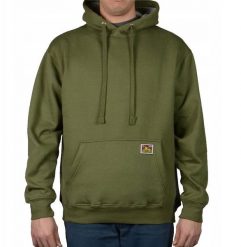 Bluza Ben Davis Heavyweight Pullover Olive. Zielone bluzy nierozpinane męskie Visent, m, bez wzorów, bez ramiączek, bez kaptura. Za 220.94 zł.