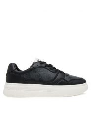Guess Sneakersy FMJWII LEA12 Czarny. Czarne buty sportowe na co dzień męskie Guess, m, z aplikacjami, ze skóry, bez ramiączek, bez kaptura. Za 319.99 zł.