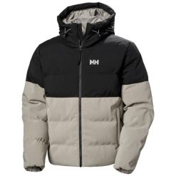 Kurtka puchowa Helly Hansen Oslo Graphic Puffy. Szare kurtki męskie Helly Hansen, m, bez wzorów, z puchu, bez ramiączek, bez kaptura. W wyprzedaży za 924.20 zł.