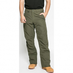 Quiksilver - Spodnie. Szare spodnie narciarskie i snowboardowe męskie Quiksilver, z haftami, z poliesteru. W wyprzedaży za 429.90 zł.