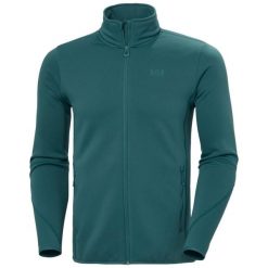 Polar Helly Hansen Alpha Zero. Zielone bluzy z polaru męskie Helly Hansen, bez wzorów, z polaru, sportowe, bez ramiączek, bez kaptura. Za 574.50 zł.