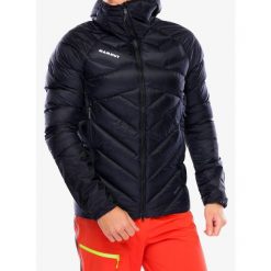 Kurtka puchowa męska Mammut Taiss IN Hooded Jacket. Czarne kurtki męskie Mammut, m, bez wzorów, z puchu, sportowe, bez ramiączek, bez kaptura. Za 1,871.80 zł.
