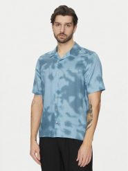 Calvin Klein Koszula K10K114190 Niebieski Regular Fit. Niebieskie koszule męskie Calvin Klein, m, bez wzorów, z lyocellu, bez kołnierzyka, bez ramiączek. Za 279.99 zł.