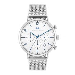 Rhodenwald & Söhne Chronograf Arakon Srebrny Stal nierdzewna Srebrny Zegarki męskie 1 ct Męskie. Szare, analogowe zegarki męskie Rhodenwald & Söhne, z koronki, srebrne. Za 669.99 zł.