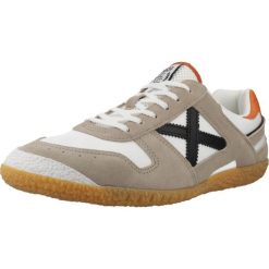 Buty MUNICH GOAL 1637 Brązowy. Brązowe buty trekkingowe męskie Munich, bez wzorów, ze skóry, bez zapięcia. Za 533.99 zł.