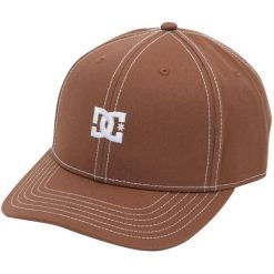 Czapka DC Shoes Star, Dla obu płci. Brązowe czapki męskie DC Shoes, bez wzorów, z bawełny, retro. Za 190.00 zł.