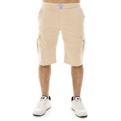 Szorty na co dzień na siłownię. Brązowe spodnie na co dzień męskie LEONE 1947 APPAREL, bez wzorów, z bawełny, sportowe. W wyprzedaży za 112.15 zł.