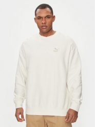 Puma Bluza Classics 624253 Écru Relaxed Fit. Bluzy nierozpinane męskie Puma, m, bez wzorów, z bawełny, bez ramiączek, bez kaptura. Za 179.99 zł.