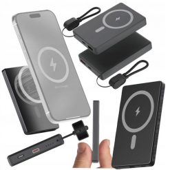 Powerbank 10000 mAh szybkie ładowanie USB-C USB-A bezprzewodowe 15 W IMIKI. Powerbanki IMIKI. Za 249.00 zł.