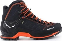 Buty trekkingowe męskie Salewa Trainer Mid GTX czarne r. 47. Czarne buty trekkingowe męskie Salewa, bez wzorów, bez zapięcia. Za 1,200.89 zł.