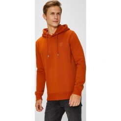 Premium by Jack&Jones - Bluza. Brązowe bluzy nierozpinane męskie Premium by Jack&Jones, l, bez wzorów, z bawełny, bez ramiączek, z kapturem. W wyprzedaży za 79.90 zł.