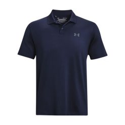 Polo Under Armour Performance 3.0. Niebieskie koszulki polo męskie Under Armour, m, bez wzorów, bez kołnierzyka, bez ramiączek. Za 276.50 zł.