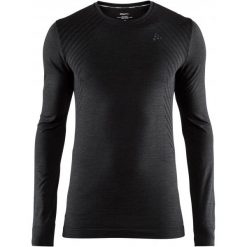 Craft Koszulka Sportowa Męska Fuseknit Comfort Ls Black S. Czarne bielizna termoaktywna męska Craft, w paski, z długim rękawem. Za 135.00 zł.