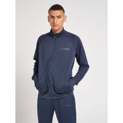 Bluza do piłki ręcznej męska Hummel Poly Zip. Niebieskie bluzy nierozpinane męskie HUMMEL, l, bez wzorów, sportowe, bez ramiączek, bez kaptura. W wyprzedaży za 125.35 zł.