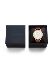 Daniel Wellington Zegarek Classic St Mawes DW00100869 Brązowy. Brązowe, analogowe zegarki męskie Daniel Wellington. Za 909.99 zł.