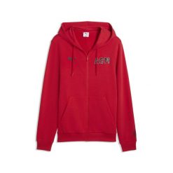 Męska kurtka dresowa z kapturem AC Milan FtblCulture PUMA. Czarne kurtki treningowe męskie Puma, m, bez wzorów, z dresówki, z kapturem, do biegania. Za 299.00 zł.