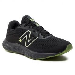 Buty do biegania męskie New Balance 520. Czarne buty do biegania męskie New Balance, bez wzorów, z materiału, bez zapięcia, do biegania. Za 364.00 zł.