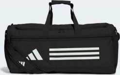 Adidas Torba sportowa Essentials Training Duffel M czarna (HT4747). Czarne torby sportowe męskie ADIDAS, bez wzorów. Za 126.63 zł.