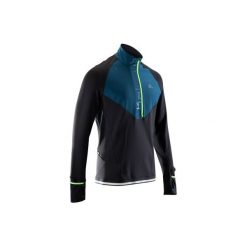 Bluza długi rękaw do biegania KIPRUN WARM REGUL męska. Bluzy nierozpinane męskie marki KALENJI. W wyprzedaży za 99.99 zł.