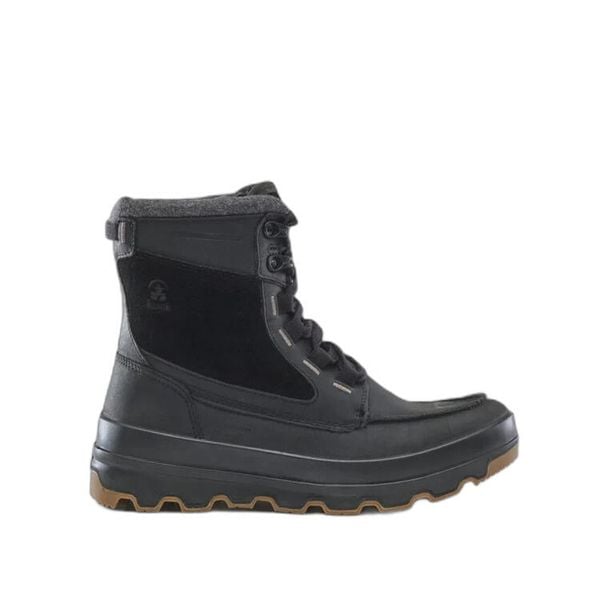Buty zimowe Kamik Inception. Czarne buty zimowe męskie KAMIK, na zimę, bez wzorów, bez obcasa, bez zapięcia. Za 556.45 zł.
