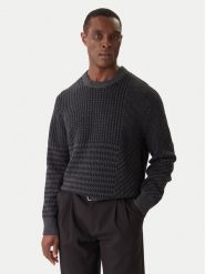 Calvin Klein Sweter LV04LD306G Szary Regular Fit. Szare kardigany męskie Calvin Klein, l, bez wzorów, z wełny, bez ramiączek. Za 949.99 zł.