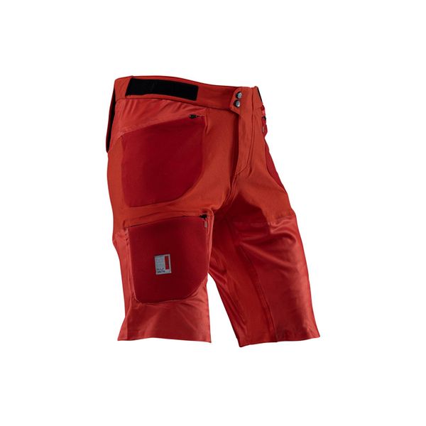 Spodenki rowerowe LEATT Shorts MTB AllMtn 3.0. Czerwone szorty sportowe męskie LEATT, bez wzorów, sportowe. Za 669.00 zł.