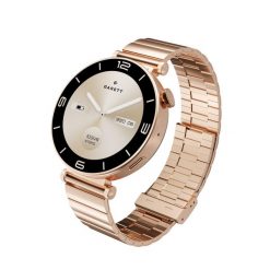 Smartwatch Garett Rose różowe złoto stalowy. Czerwone zegarki smartwatch GARETT. Za 299.00 zł.